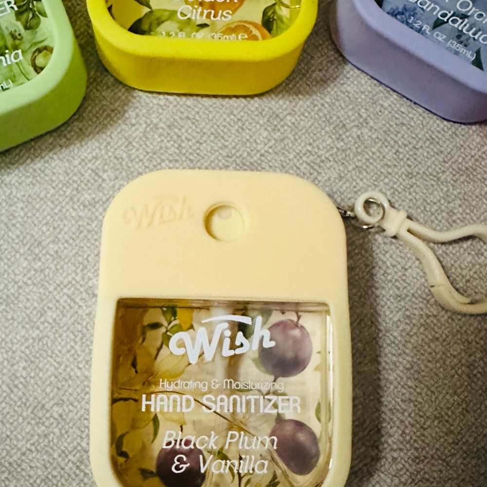 Wish Black Plum & Vanilla hand sanitizer